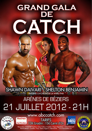 Gala International de Catch  Bziers le 21 juillet 2012